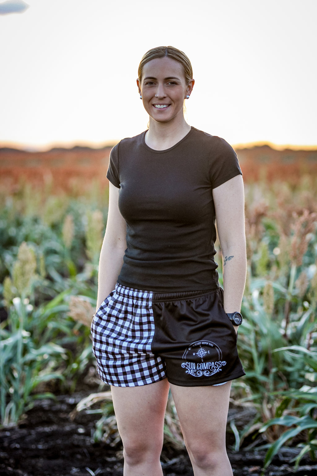Sun Shorts - Adults Gingham