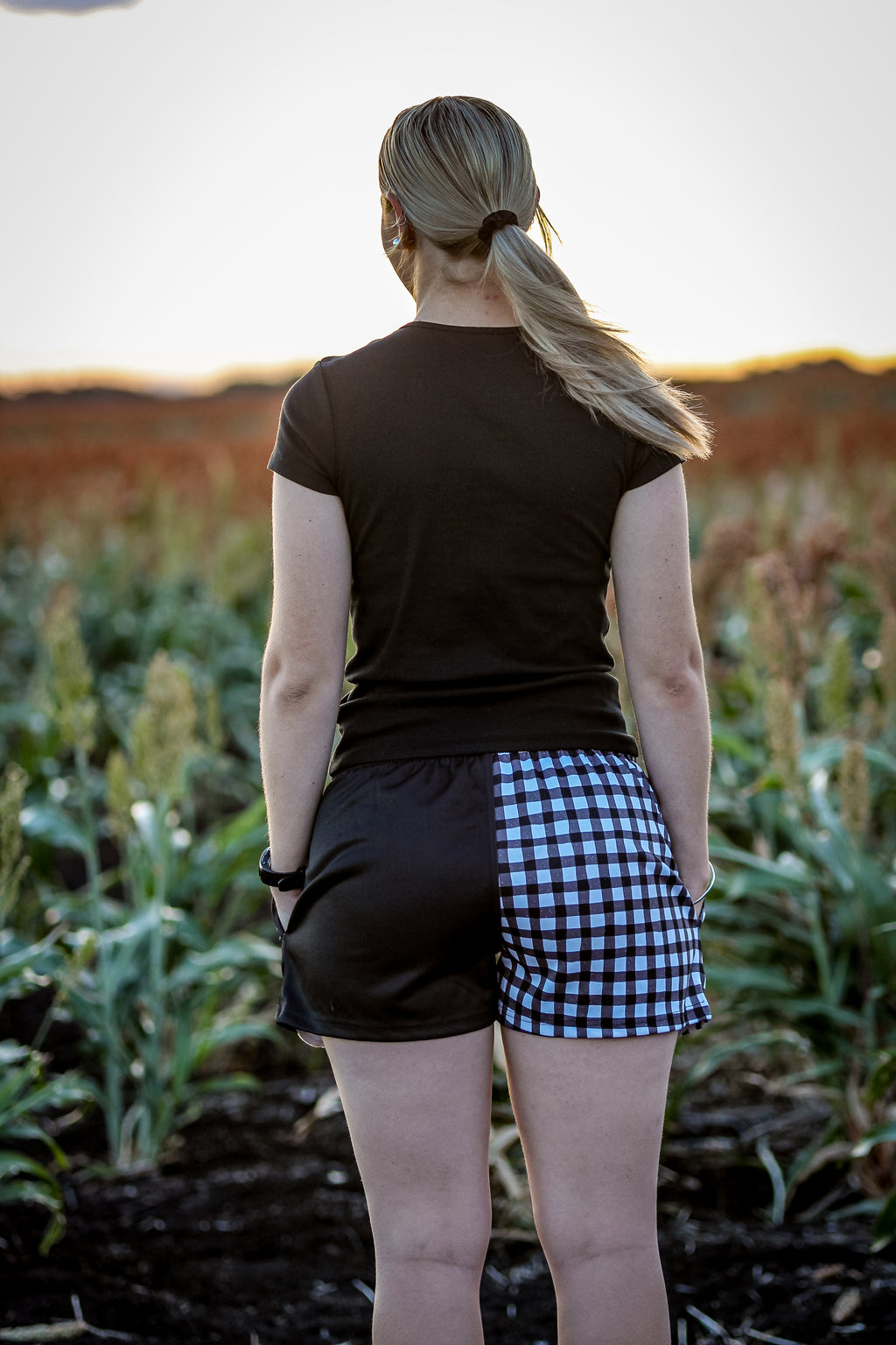 Sun Shorts - Adults Gingham