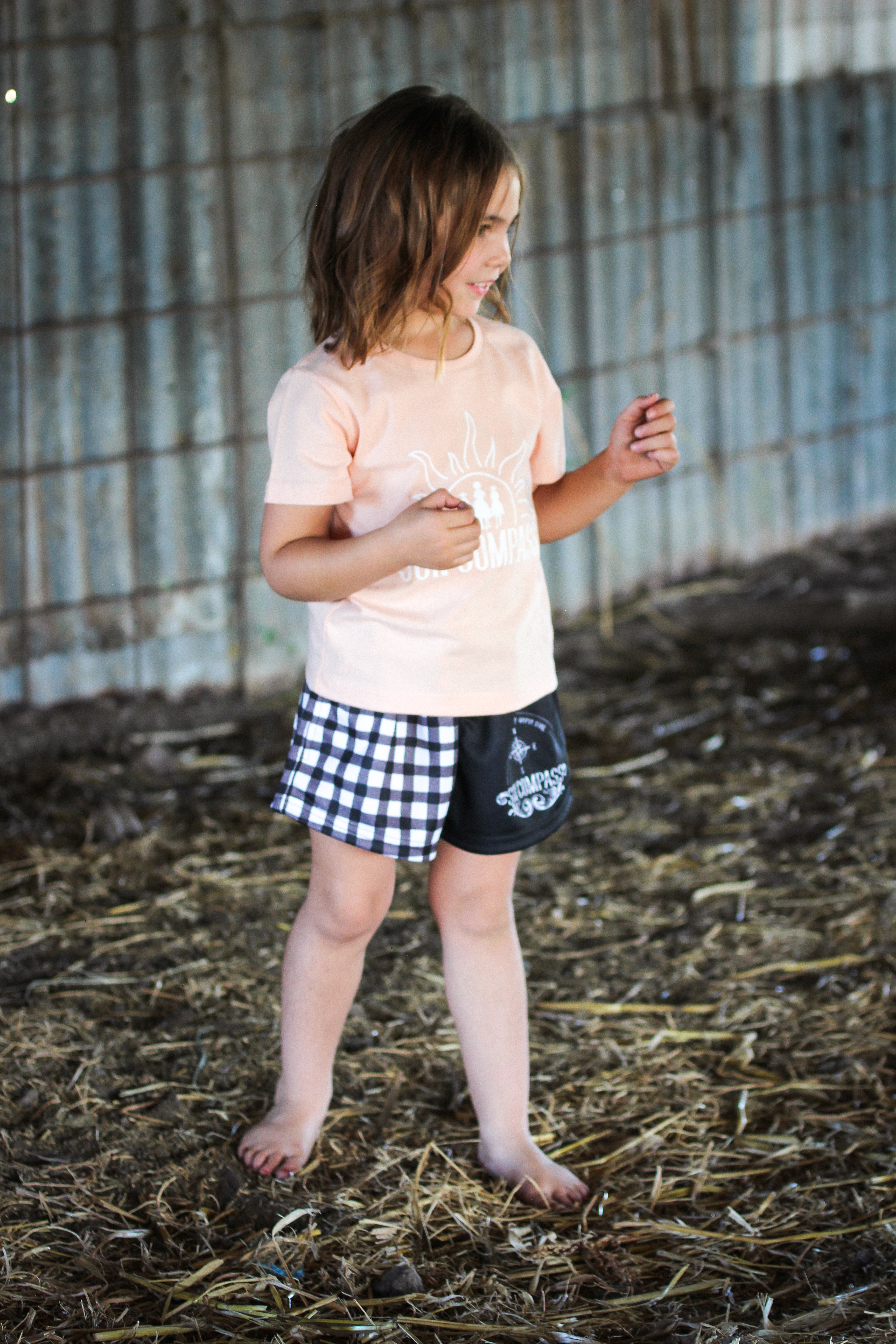 Sun Shorts - Kids Gingham