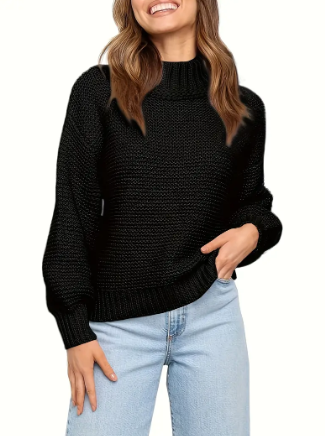 Mock Neck Sweater