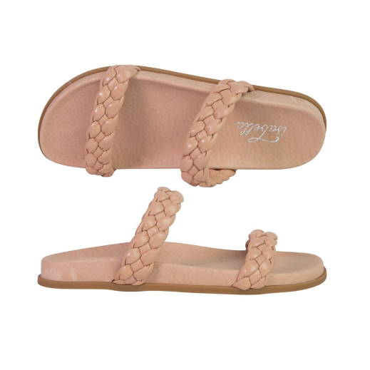 Eloise Salmon Leather Sandals