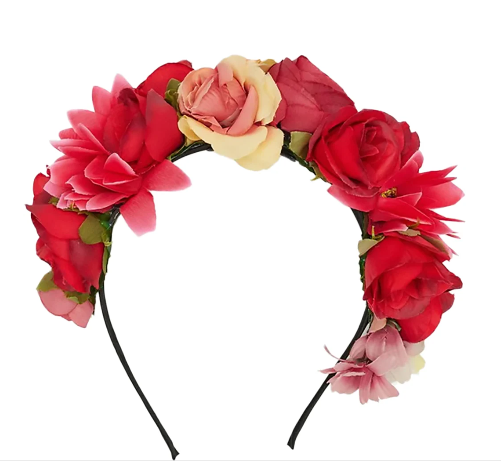 MORGAN & TAYLOR Red Adelina Headpiece