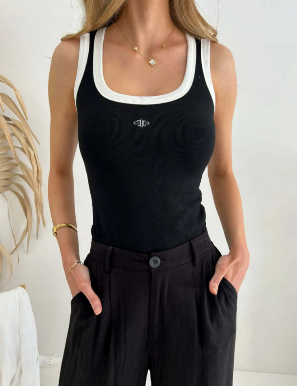 Singlet by Mylk - Black