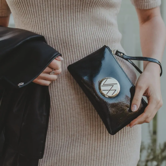 Veramay Black Zilya Clutch