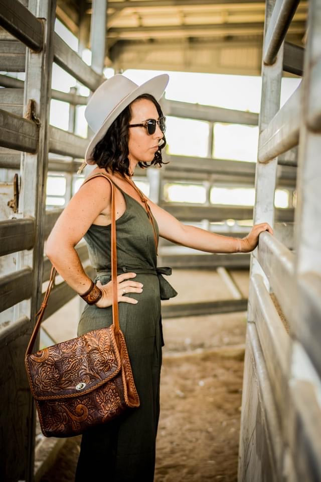 Khaki Linen Jumpsuit