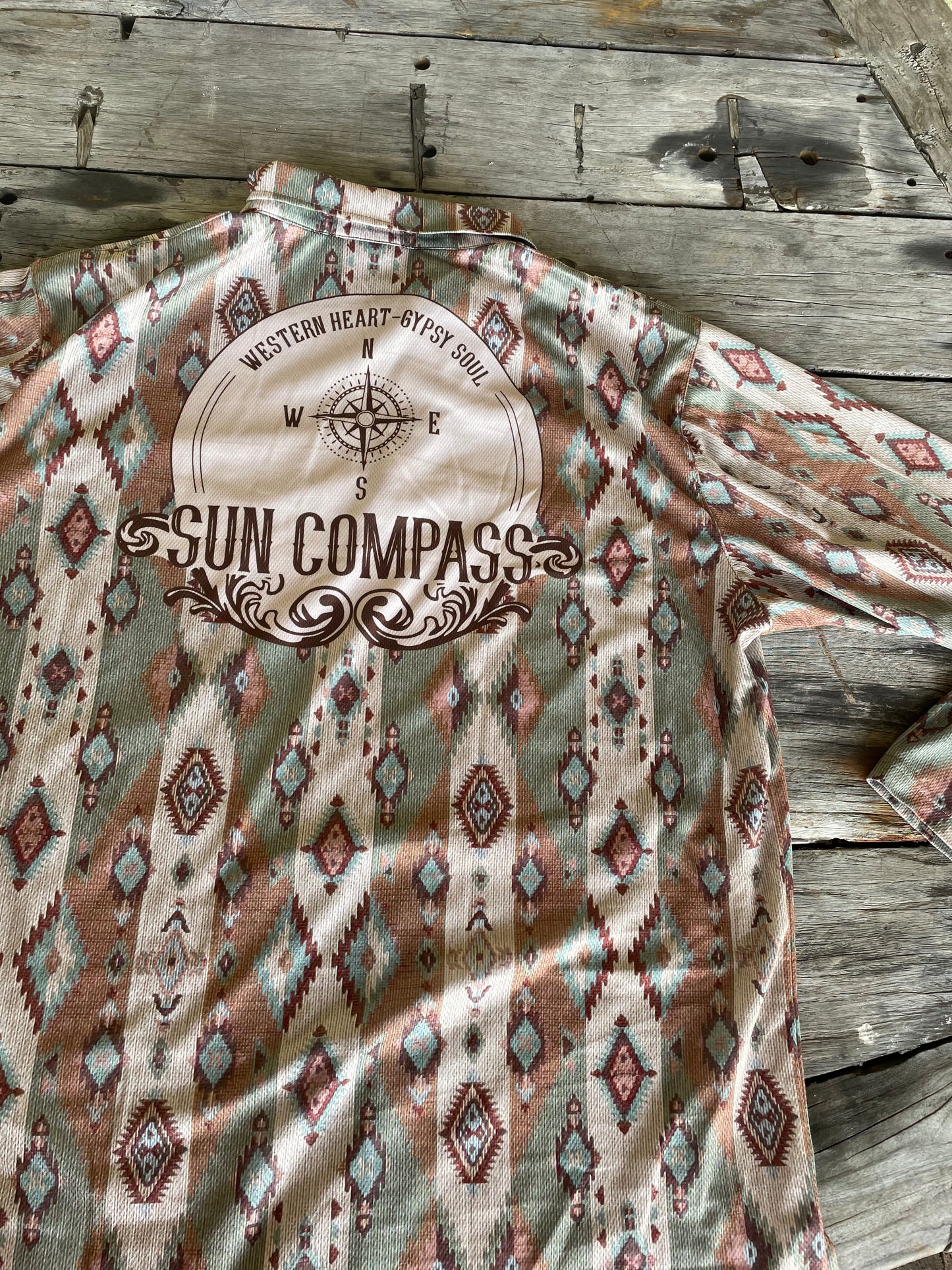 Western Aztec Sun Shirt